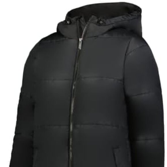 Holloway Womens Cold Secure Long Puffer Hooded Jacket Coat in Black NWOT Size M - Picture 5 of 6